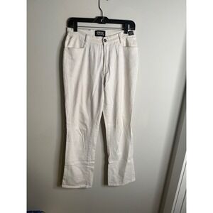 Versace Jeans Couture White Cotton Denim Pants Women's Size‎ 31 Made In Italy